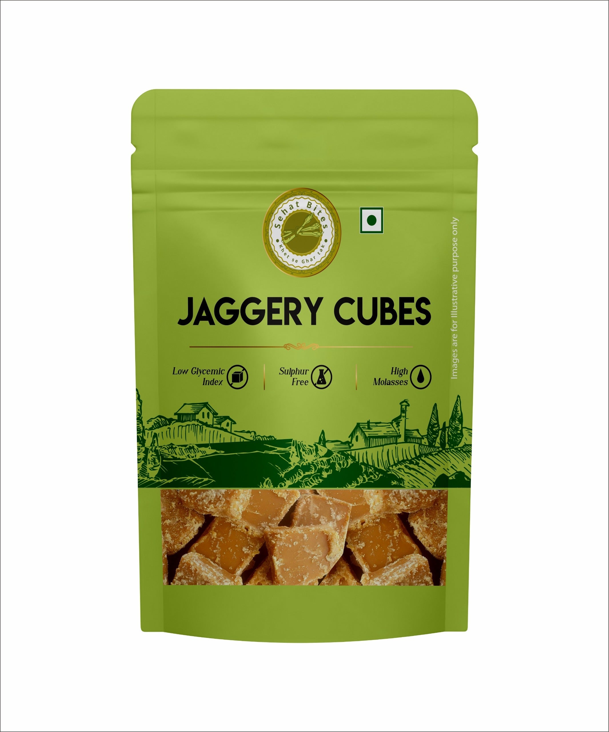 Sehat Bites Jaggery Cube 500 g