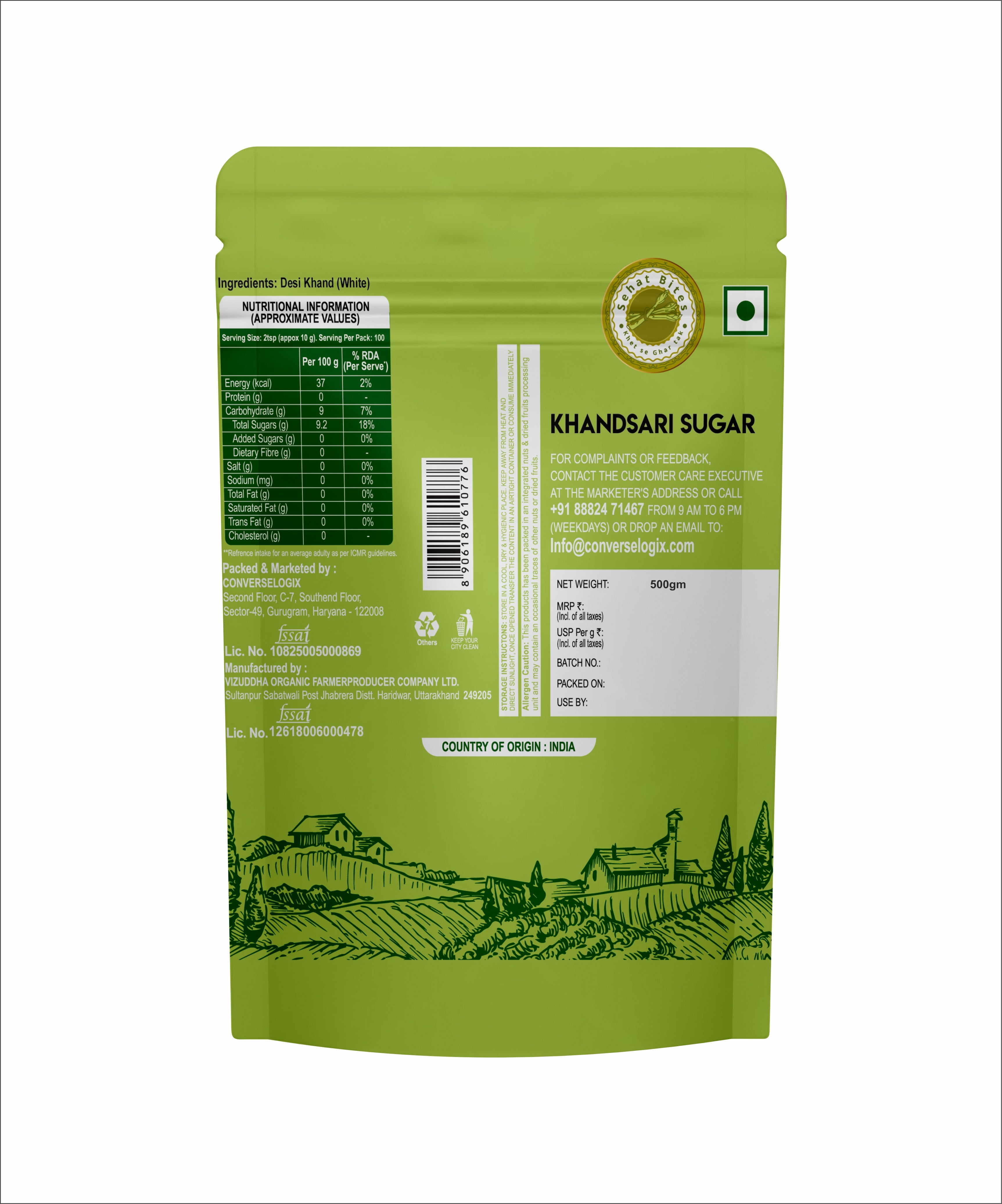 Sehat Bites Desi Khand 500 g